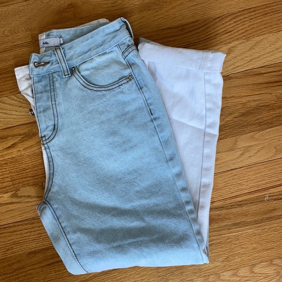 Adika Blue & White Two Tone Jeans - Picture 5 of 6